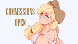 sunnysundown: sunnysundown:  Aight mates, commission time. This time ill be opnening 6 slots. ฽ for a single character  บ + extra character simple background this time. wont do: scat, inflation,vore  if you are interested in gettin a slot send your