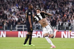 blogkhaledlb90:  Dani Alves celebrates his goal with Buffon &amp; Marchisio.