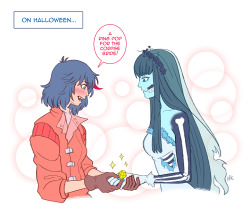 herokick:  TRICK la TREAT: ☾ a corpse bride with a lemon-flavored candy ring~ (｡≧ω≦｡) *:･ﾟ✧    &lt;3 &lt;3 &lt;3