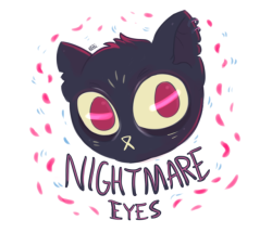 cute-cartoons-and-coffee-stains:Nightmare Eyes.
