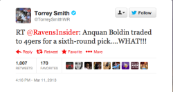 sbnation:  Our thoughts exactly. Ravens trade Anquan Boldin to 49ers.  WHAT?!