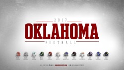 Next seasons OU schedule,and dont forget the Big12 Champ game!