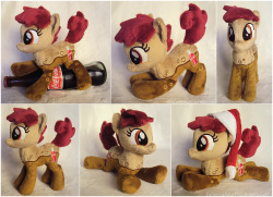 Coke Pony Beanie by ButtercupBabyPPGaaaahhhh&hellip;! Coke Pony plush :D So cool, so cute, so fizz 