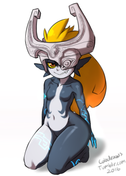 colodraws:  midna doodle for a friend 