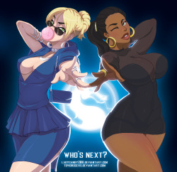 tovio-rogers:  collab between @ladycandy2011 and myselfher on jacqui briggs andme on the layout and cassie cage  &lt; |D’‘‘‘‘‘