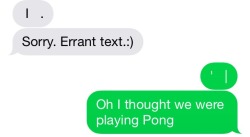 Text Pong