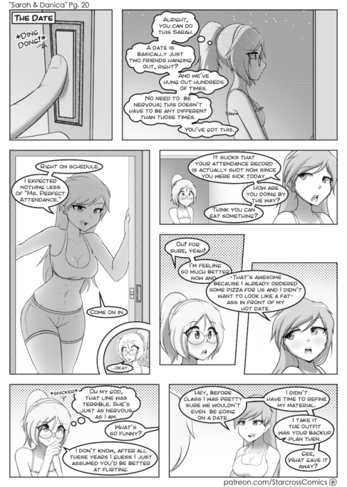 The story of Sarah & Danica’s early days, and the exploration of Sarah’s vore abilities.Want early access/high-res pages? Please consider supporting the comic!