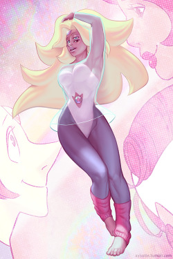 stevenuniverse-ourhero:  ayhotte:  Rainbow Quartz  (Stardust “Music Sounds Better With You” playing muffled in the distance) 