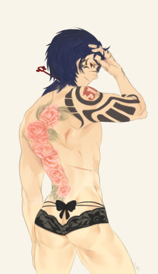 koujaku:  the bow goes nice with the present, right