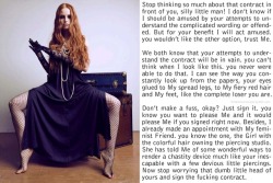 femdomcuriousme:(Madelaine Petsch)Request: “Could you make a Madelaine Petsch permanent chastity caption?”  