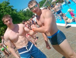 hot-lads-i-want:  I would fuck these 2 sexy beefy lads hard all night long stretching there tight pink Virgin boy cunts and gagging there pretty boy mouths with my fat cock 