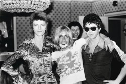 David Bowie, Iggy Pop &amp; Lou Reed (1972). There is nothing cooler than this photo.