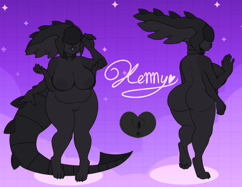 This is my new Xeno bab sona, I have been working on one for a LONG AF time, finally made her after seeing pretty fuckin cute xenomoms/milfs on 4chan– fuckyeee shes called Xenny