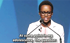 blackmagicalgirlmisandry:  waltzingwithfire:   Lupita Nyong’o  speaks at the Massachusetts Conference for Women (x)   interesting how this isn’t getting as much traction as emma watsons “revolutionary” feminist speech at the UN 