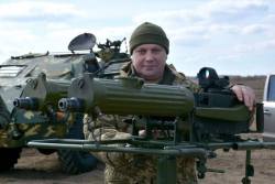 zeedesertfox:  Twin-linked Maxim guns, with red dot sight, Ukrainian Conflict. 