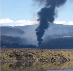 nativeskins:  micdotcom:  Another oil spill near Native American land is going largely ignored At noon on Friday, tanks from a 96-car train derailed, burst into flames and spilled crude oil into the Columbia River near Mosier, Oregon. What’s more,