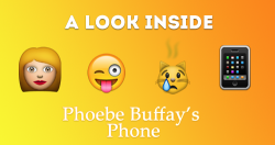 donoteattheyellowsnow:  A look inside Phoebe Buffay’s phone (6/6) (insp.) 
