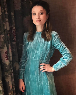emily-browning-france:    marygreenwell : Sweet @emilyjanebrowning looking like someone from a different era in this beautiful @miumiu dress. #marygreenwell #portraitphotography 🌹  