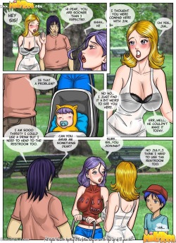 joeltorrid2:  &ldquo;Beach Adventure&rdquo; (a mother/son, brother/sister-in-law incest comic) by Milftoon, Issue #5, Part 2 of 2