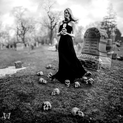 whitesoulblackheart:  Boneyard by Dana Marie The evil that men do lives after them; the good is oft interred with their bones -William Shakespeare (Please leave quote &amp; credit … Ƹ̴Ӂ̴Ʒ) 