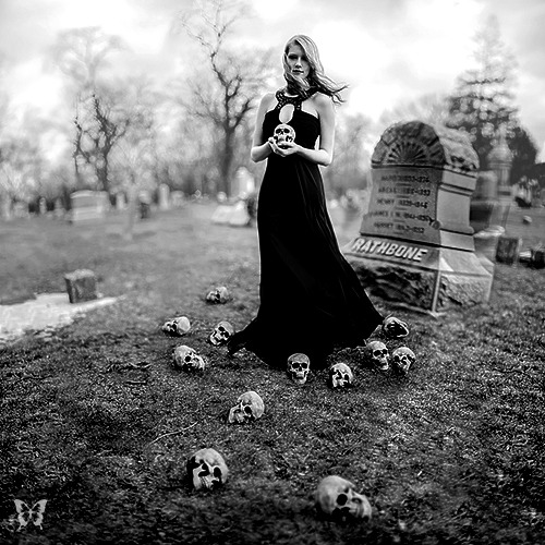 whitesoulblackheart:  Boneyard by Dana Marie The evil that men do lives after them; the good is oft interred with their bones -William Shakespeare (Please leave quote & credit … Ƹ̴Ӂ̴Ʒ) 