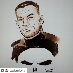 SWEET Jon Bernthal Punisher sketch by @paolomrivera &hellip; Way to be in the ball! LOL #Repost @paolomrivera with @repostapp. ・・・ Can&rsquo;t wait! - Follow me on Instagram and Twitter @yecuari