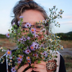greengod:We went mountain climbing and found some rly cute wildflowers!! Nice!!
