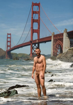 manly-muscular-machos:  BEACH BOYS:  Naked