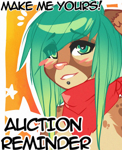 hensa:  Ends tonight at 9:00pm PST Take a look! : http://www.furaffinity.net/view/12157685/ Take this baby home! She comes with a sketch, icon and mini ref!  Why wont furaffinity let me see this&hellip;. It kinda makes me want her more :I