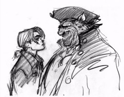  I don&rsquo;t know if you know but; here&rsquo;s an official concept art picture from the Treasure Planet dvd featuring Jim and Silver. I&rsquo;m sure this&rsquo;ll make your day. {Just to let people know - I DID NOT DRAW THIS. THIS IS AN OFFICIAL CONCEP