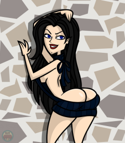 ellissummer:  Virgin Killer Sweater: Florentina  And now you can see Florentina’s bubble booty in color! I hope you like what you see ;) Now I gonna tell you about this beauty, because I promised that.Florentina is a veela. Don’t get fooled with her