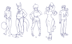 zevti:  Three days ago BSB had a stream, during which he drew this picture featuring some Cow-Milf TF, and… well one thing lead to another. Hope you guys like it! (from right to left) Articus (FA) (Tumblr) Cameroo (FA) (Weasyl)  Subi (FA) (DA) (Tumblr)