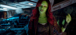 marveladdicts:  “The entire time I knew him… He only ever had one goal. To wipe out half the universe. If he get’s all the Infinity Stones he can do it with the snap of his fingers. Just like that.”Gamora in the new Avengers: Infinity War trailer