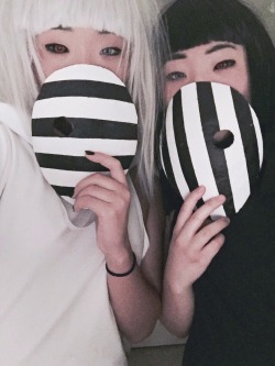 kimchikage:first costest of these precious one-eyed ghouls (ﾉ´ヮ´)ﾉ*:･ﾟ✧nashiro // kurona