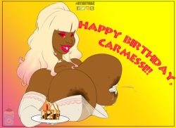 lewdmilkshake:Heard it was someone’s birthday…sorry, @carmessi…Amber took “dulce de leche” a little too far. the greatest dulce deleches starts with the best milk, thanks for the pic ;D