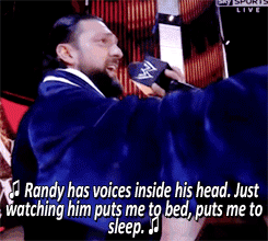 infinite list of my favorite moments from the wwe: 1/∞Damien Sandow sings his own version of Randy Orton’s theme song