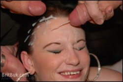 Jade brings Courtney for a SEMEN FACIAL PAINTING ART SESSION! her white porcelain face painted time and time again with VOLCANIC cum explosions, semen splashing her face, her hair, her mouth her eyes shut&hellip; a cum mask in the making&hellip; and wonde