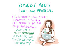 kyliesparks27:  feminspire:  alyssakorea:  Tumbling over the past year and a half has made me see the problems of gender roles that exist in media, but sometimes it gets to the point where I over analyze every single piece of television or film that I