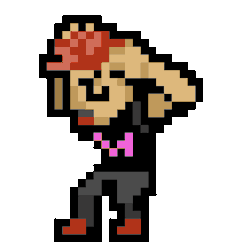 clockworkfoxart:  FLOOF THE HAIR FOR POWER!I am having a blast doing these pixel animations. They’re so incredibly fun to do. I think I’m going to clean up the Jacksepticeye on I did earlier. 