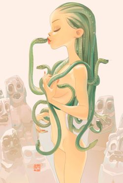 victoriousvocabulary:  OPHIDIAN [adjective] 1. of or pertaining to snakes. [noun] 2. a snake. Etymology: from Greek ophidion, from ophis, “snake”.  [Otto Schmidt] 