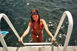 bighousediary:  Valeria x Lezard Swimwear. Como Lake, June 2015 