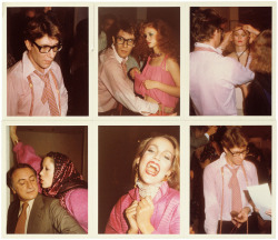 superseventies:  Yves Saint Laurent, Marina Schiano, Jerry Hall, Pierre Berge, Paris, 1977. 
