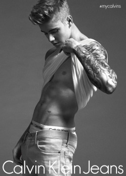 slavetc:  Justin Bieber in Calvin Klein underwear. 