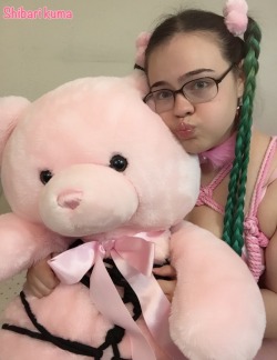 shibarikuma:  I love cuddling my baby girl💖  Ask me how to buy my private snap   Rope from @candykinkstore
