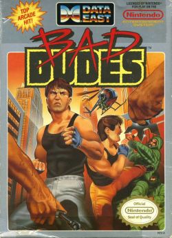 dangerousdays:  It’s President’s Day! So lets celebrate by playing Bad Dudes! And then let’s go for burgers… Ha! Ha! Ha! Ha!