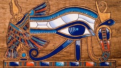 egyptianways:  The Eye of Horus is an ancient Egyptian symbol of protection, royal power, and good health. The eye is personified in the goddess Wadjet. It’s similar to the Eye of Ra, which belongs to a different god, but represents many of the same