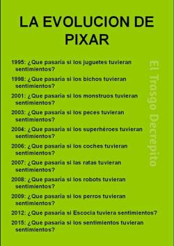 finofilipino:  La evolución de Pixar.By El Trasgo Decrépito.