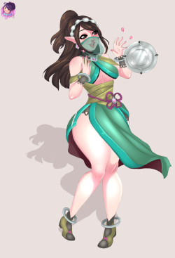 Ying from Paladins: Champions of the realm today!One of my favourites characters so far in Paladins :) &ndash; by the way, I’m better so I’ll be moving with comissions and requests now ^^High-res pics + nude,bikini, lingerie and special versions on