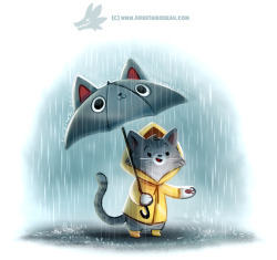 cryptid-creations:  Daily Paint 1293. Downpurr by Cryptid-Creations   Time-lapse, high-res and WIP sketches of my art available on Patreon (: Twitter  •  Facebook  •  Instagram  •  DeviantART   ♒ Daily Painting Book Kickstarter  (MORE