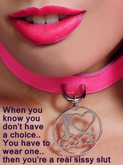 cdterri:  I am A True Sissy Slut mine says Cum Dump. And My earrings say Slut forcemefemme:  Lock this on me and make every guy know I’m a sissy who will get on my knees. Who will come shave me completely and lock me in this?     Best jewelry ever